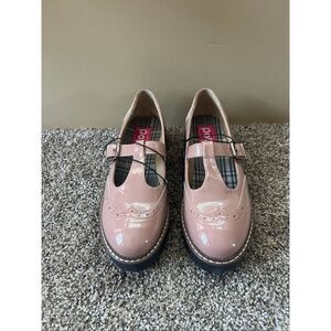 POP Pink Chunky Platform T-Strap Mary Jane Shoes Woman’s Size 8